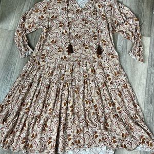 Vici long sleeve maxi dress